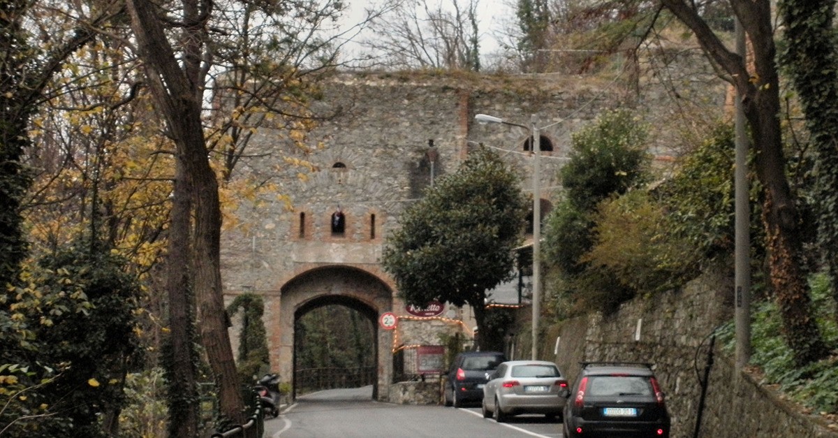 veduta di Forte Castellaccio a Genova