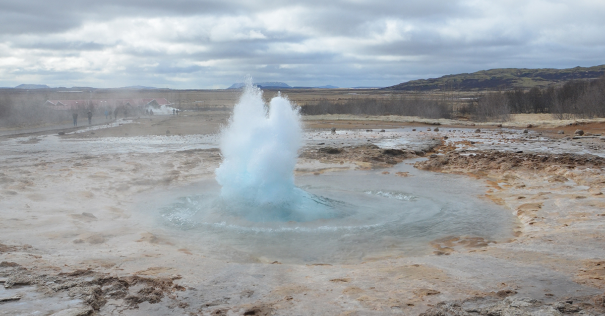 un geyser