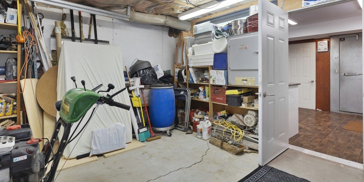 Interno di un garage