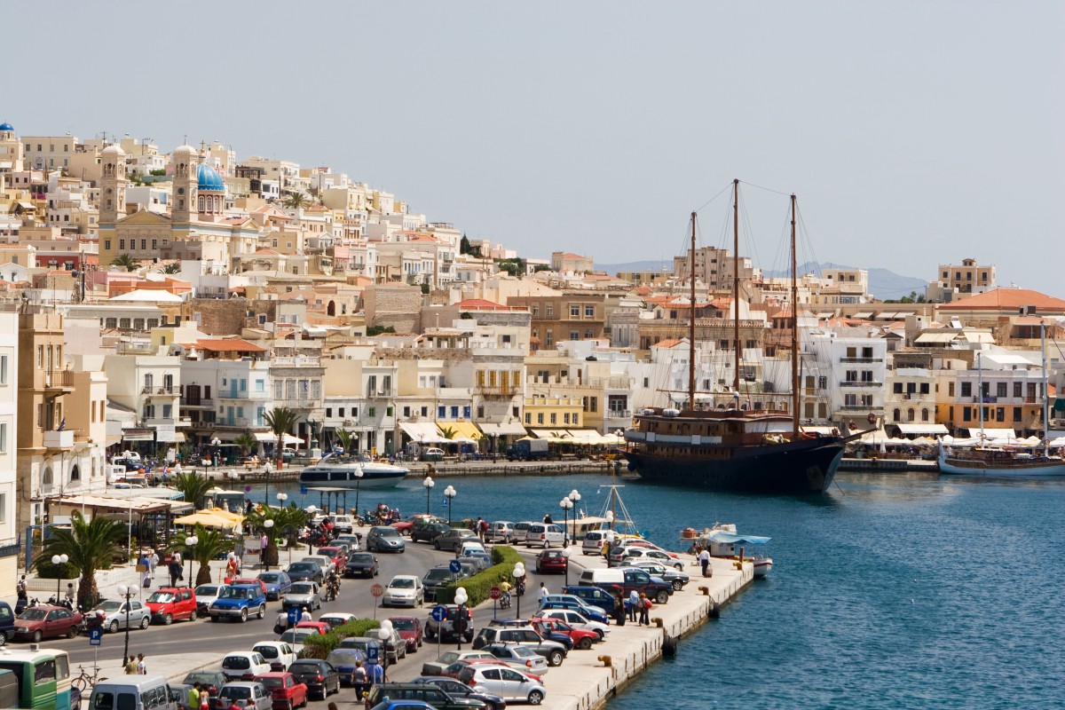 Isola di Syros in Grecia