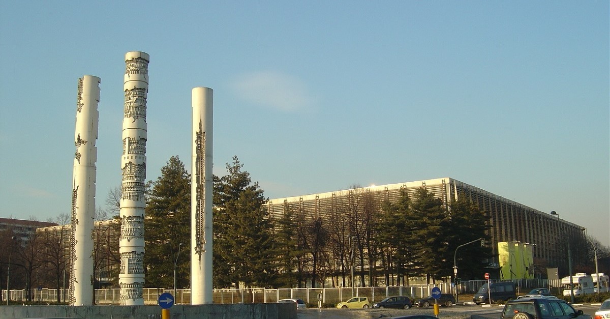 Il Palazzo del Lavoro (detto anche Palazzo Nervi) a Torino