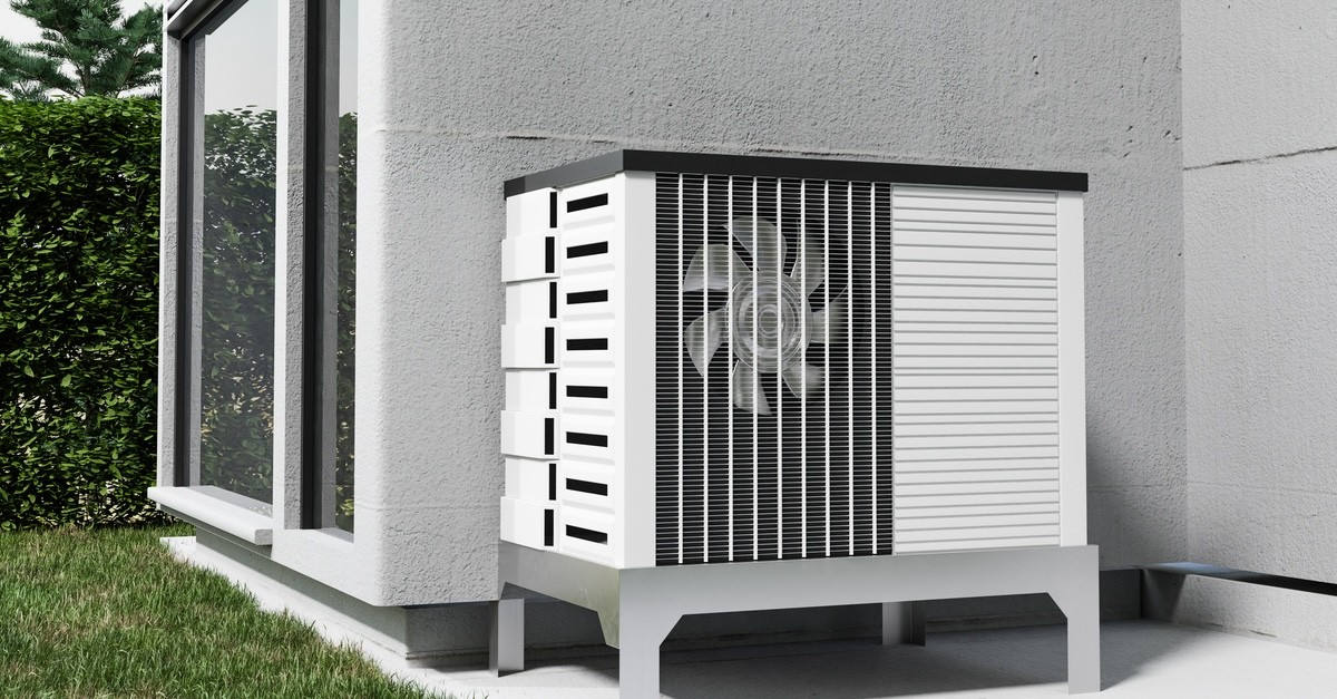 pompa di calore fuori casa