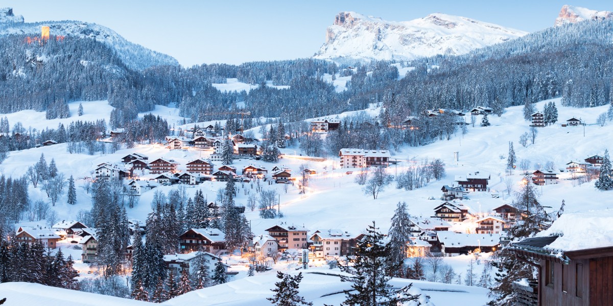 beautiful snowy villages Spain
