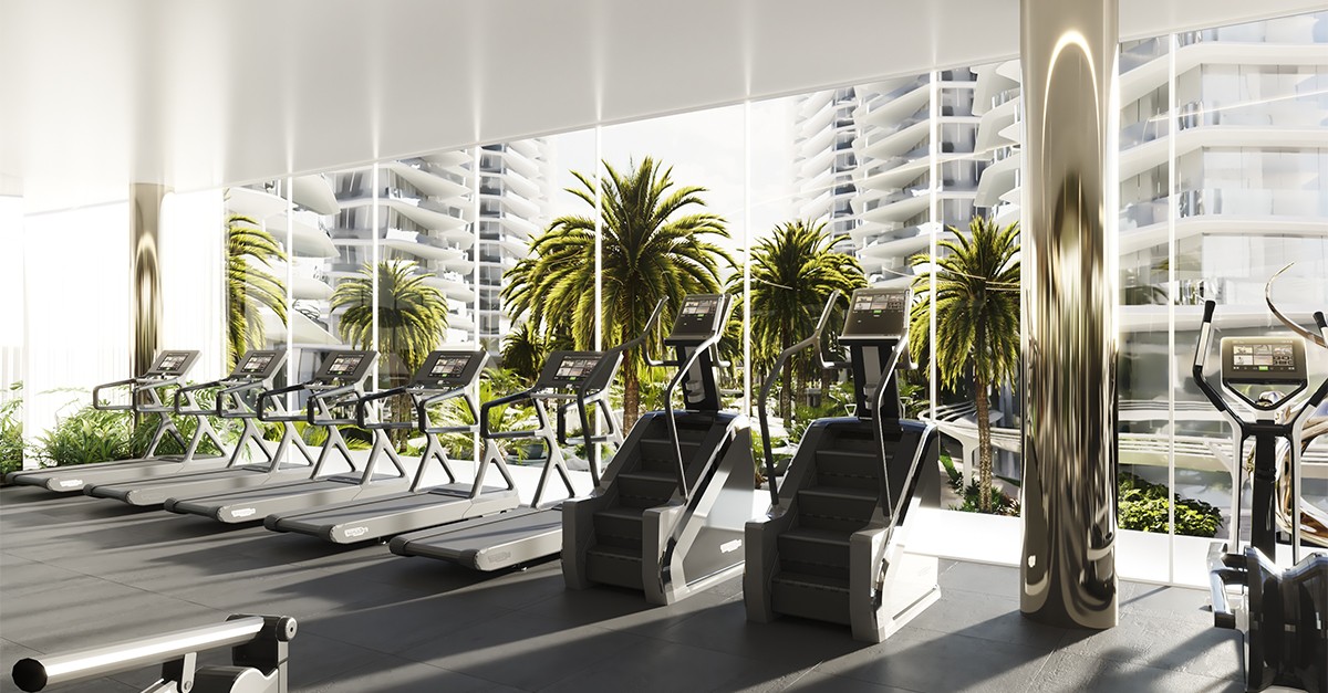 Casas de luxo com ginásio