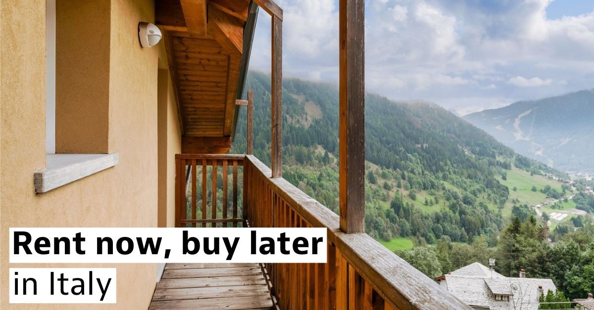 Rent to buy Italy