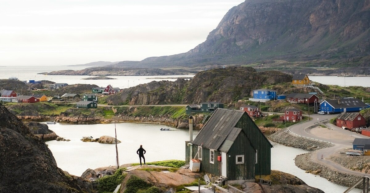 casa in groenlandia su acqua