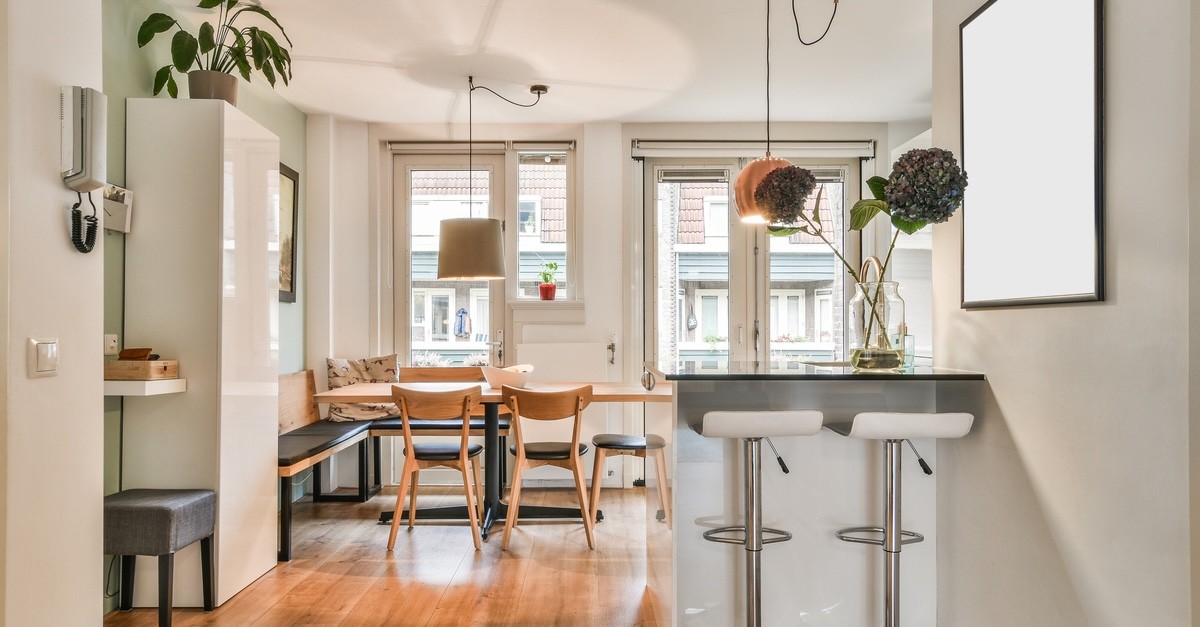 cucina con soggiorno