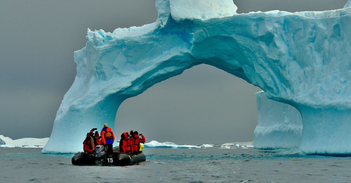 dettaglio di paesaggio antartico