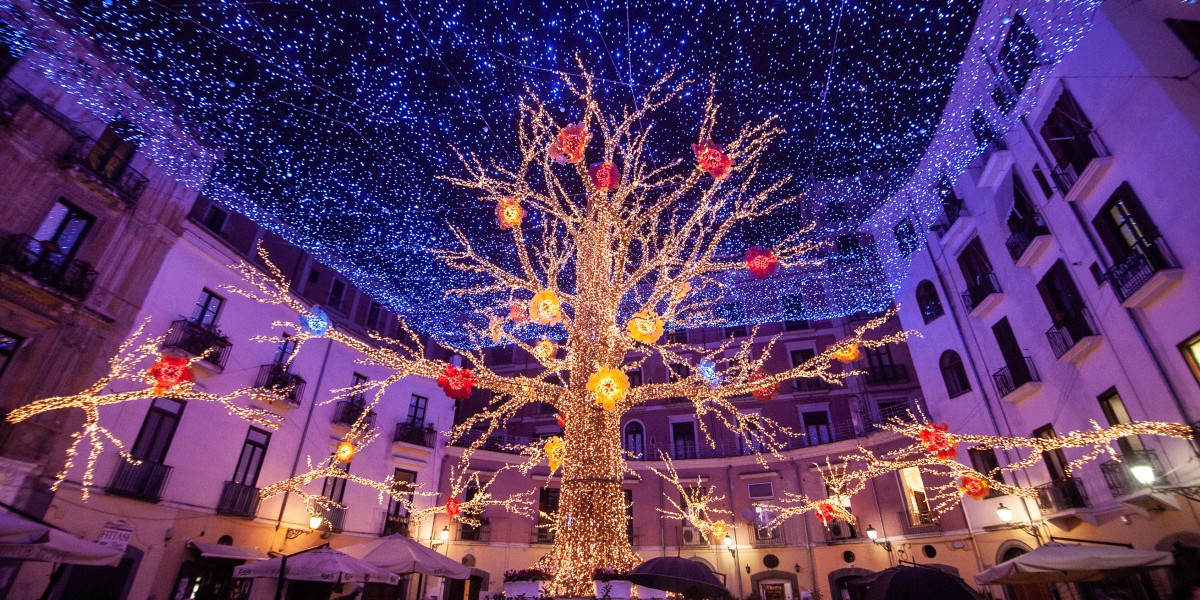 Christmas lights Salerno 2025