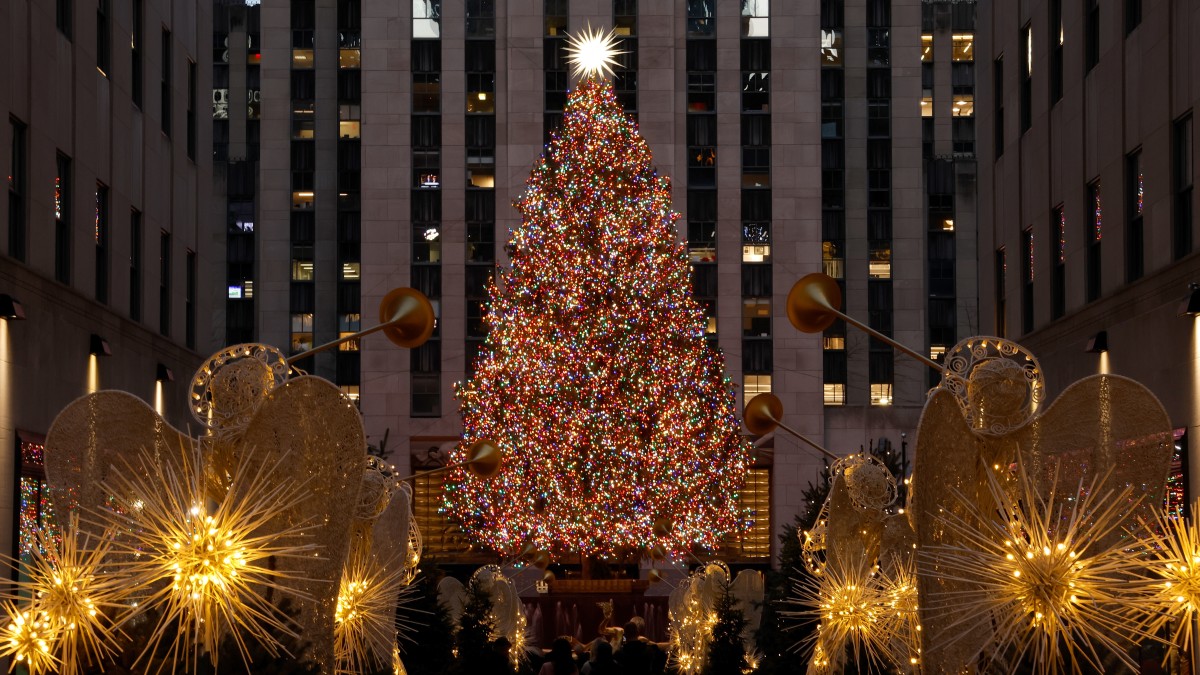 prime luci di natale