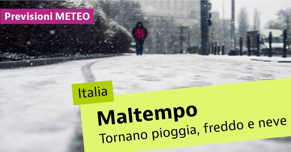 maltempo italia