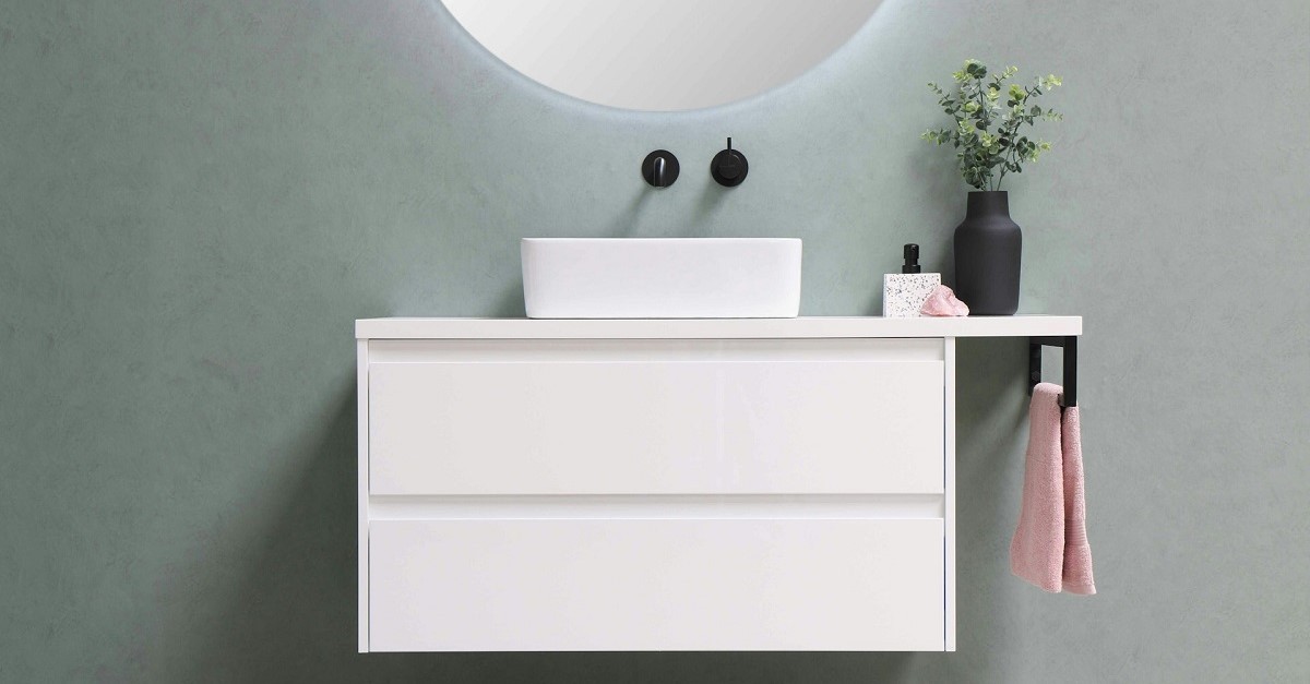 I rubinetti a parete sono perfetti per i lavabi sospesi o da appoggio