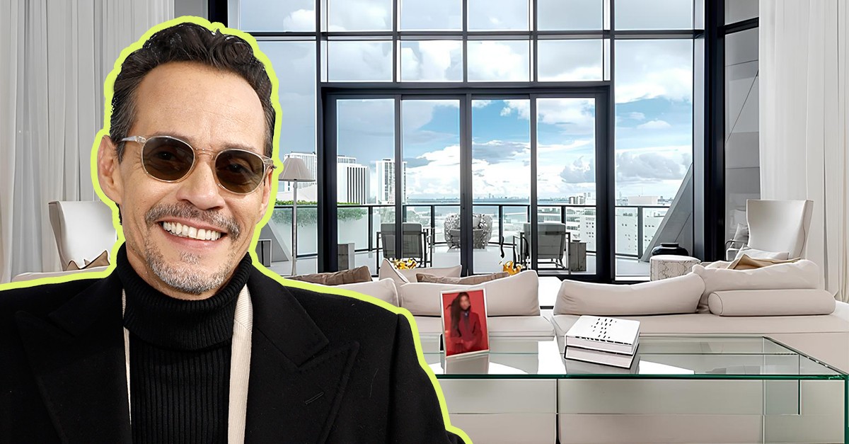 L'ex appartamento di Marc Anthony a Miami