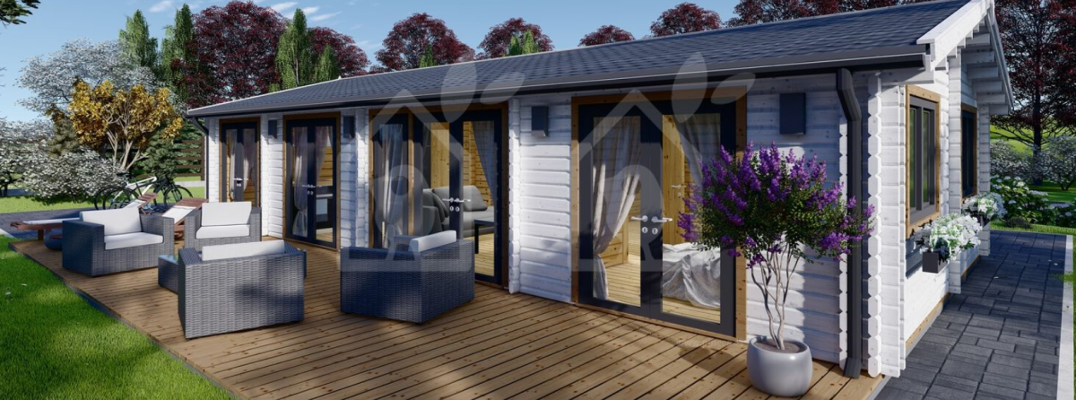 Casa prefabricada barata para varias personas