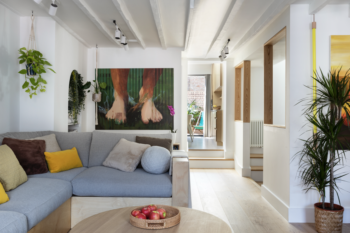 Soggiorno della casa di Sara Leonor in Upper Street