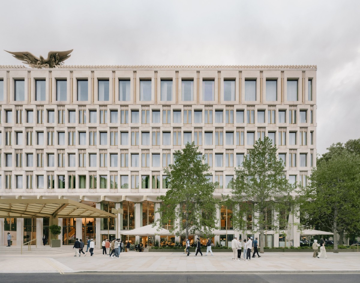 El antiguo edificio de la embajada de Estados Unidos en Mayfair se ha rehabilitado y convertido en un hotel de lujo.
