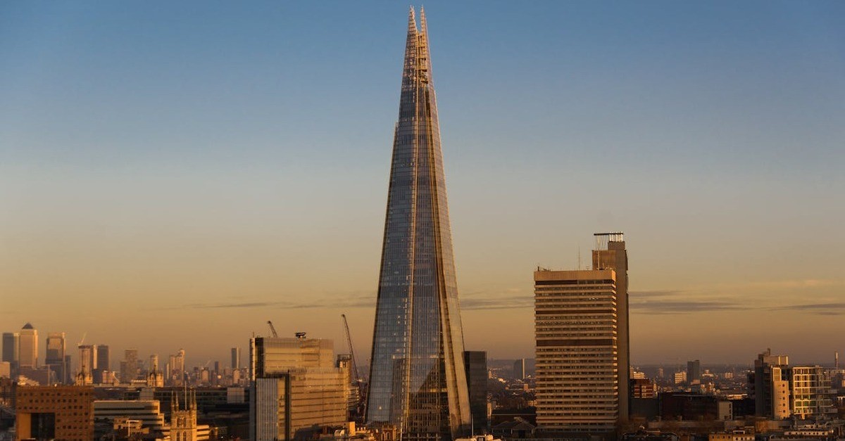 The Shard al tramonto