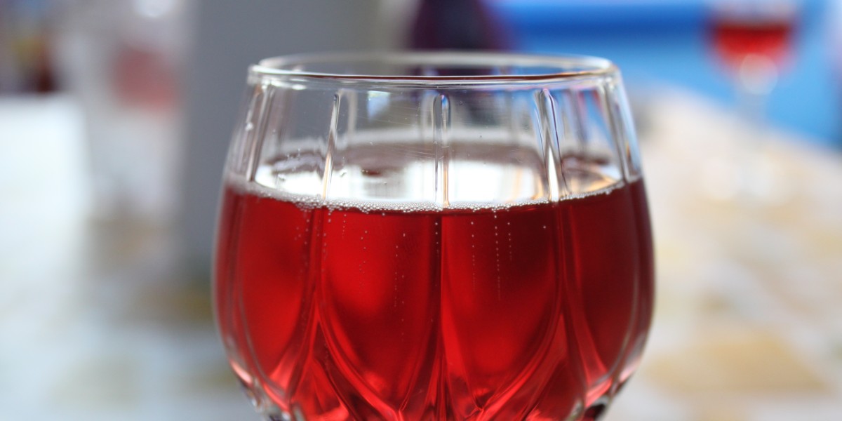 Sparkling red wine Italy