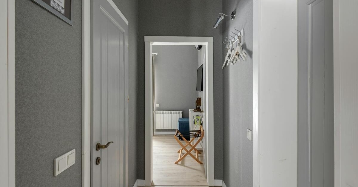 applique da parete nel corridoio