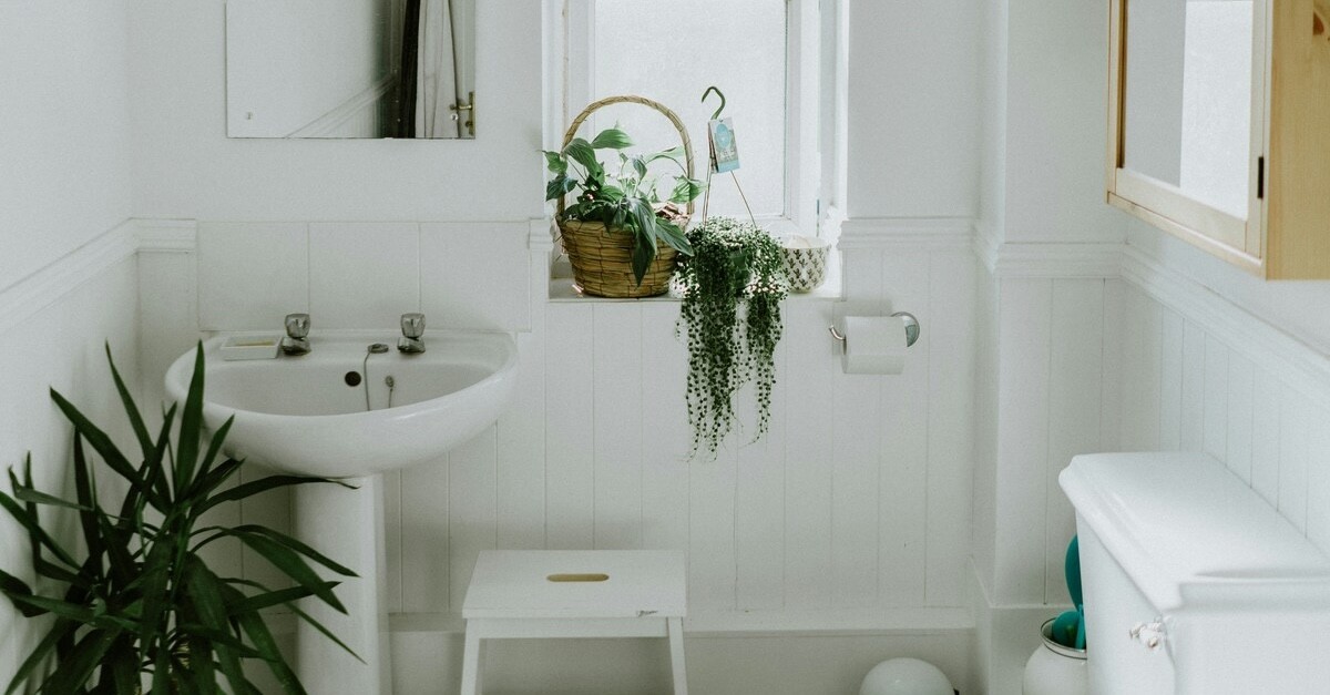 bagno di servizio ben arredato