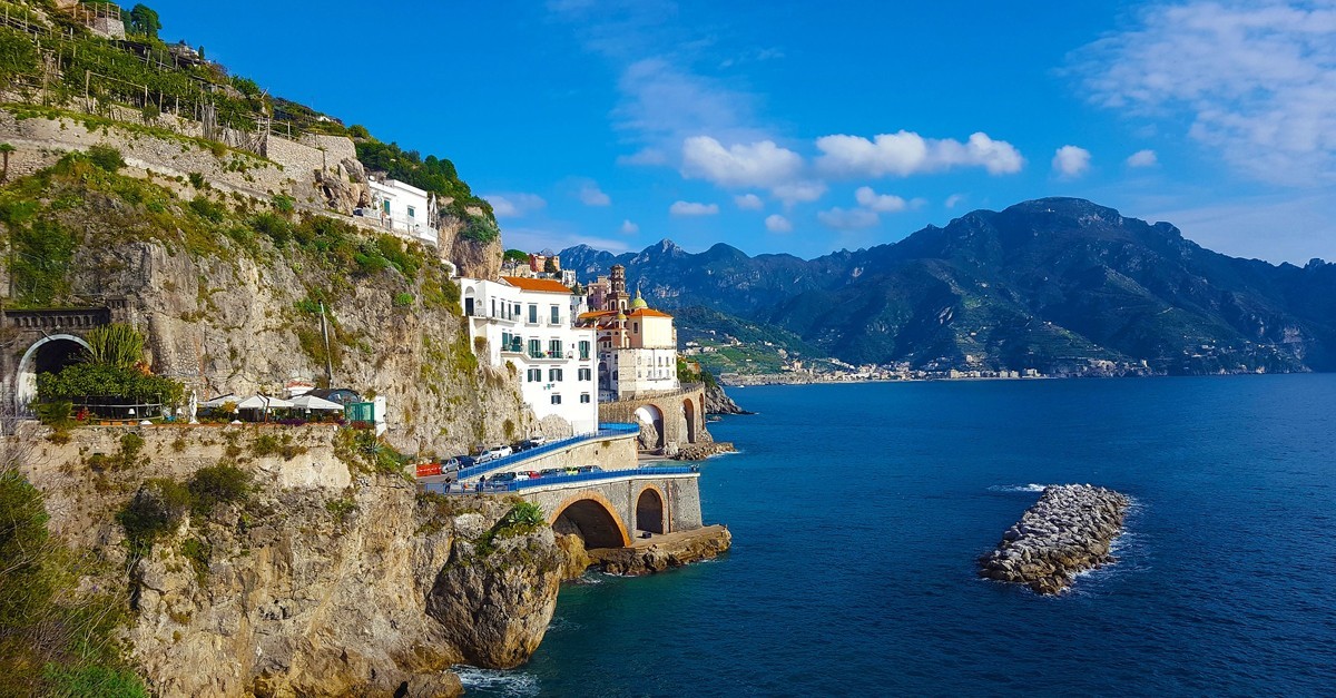 most spectacular coasts in Spain, Italy and Portugal