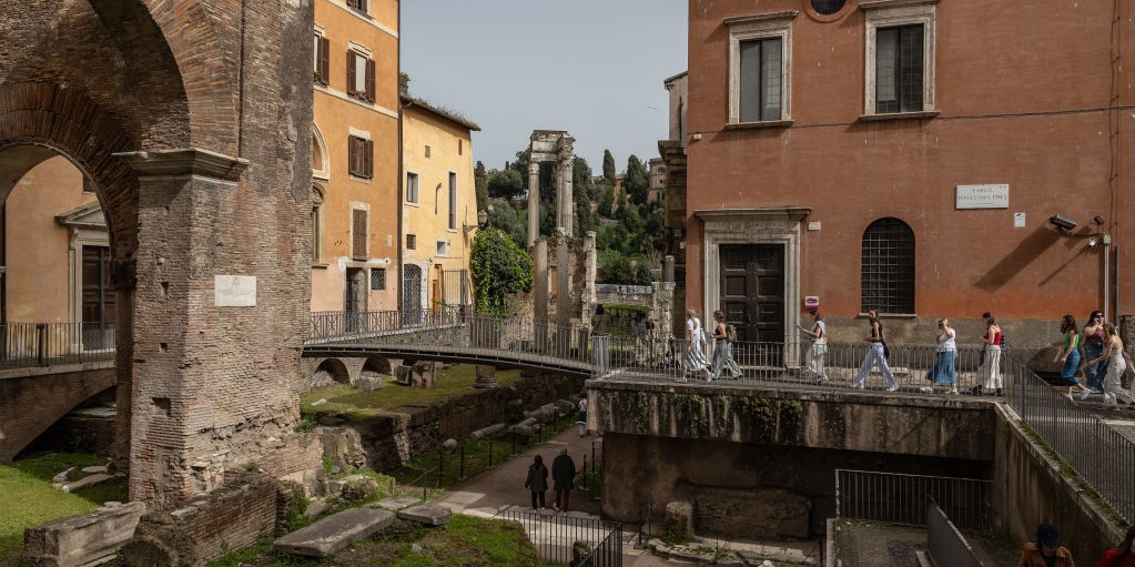 Portico d’Ottavia a Roma