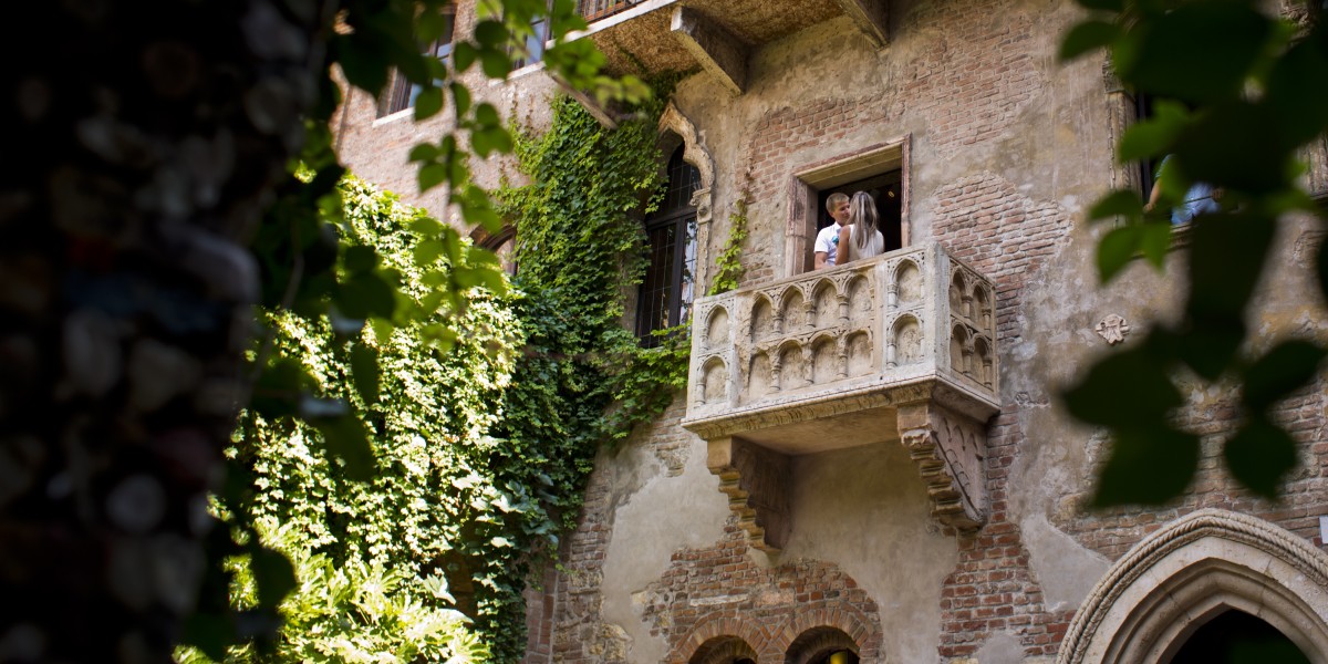 Most famous balcony in Italy