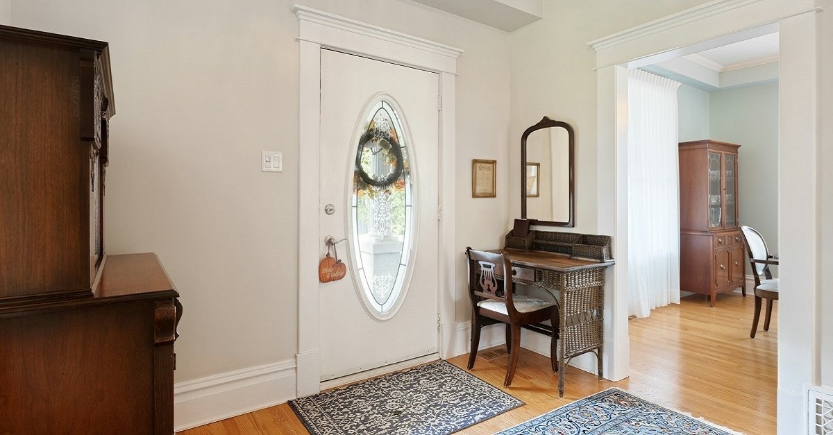 L'ingresso di un'abitazione