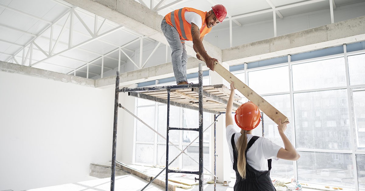 Smontaggio del ponteggio