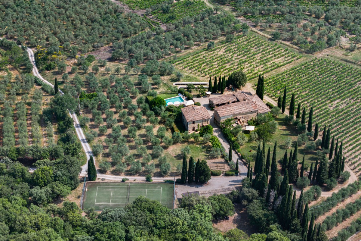 Tenuta toscana nel Chianti