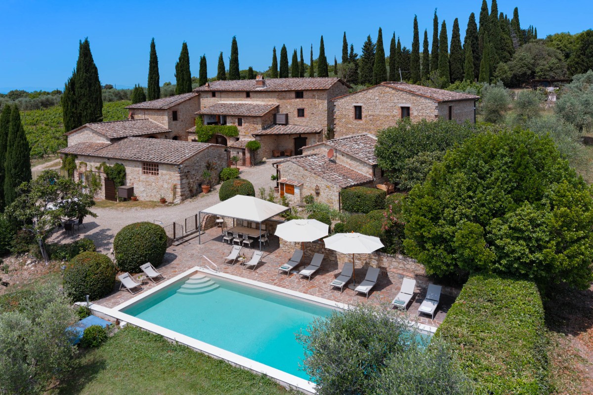 Tenuta toscana nel Chianti