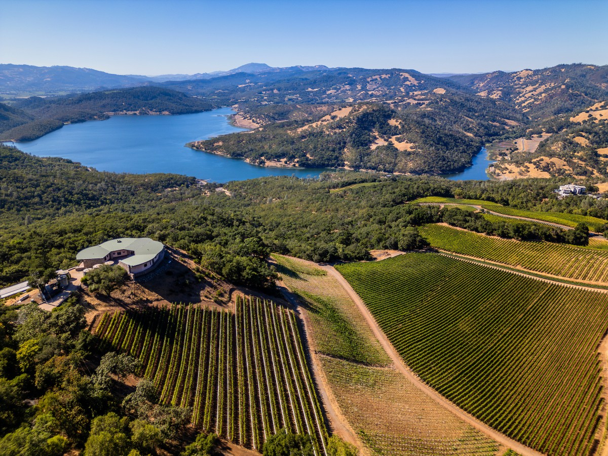 Cantina nella Napa Valley in California