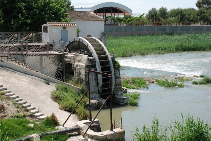 Ruota idraulica di origine araba a Benijófar, nella Vega del Segura, Alicante