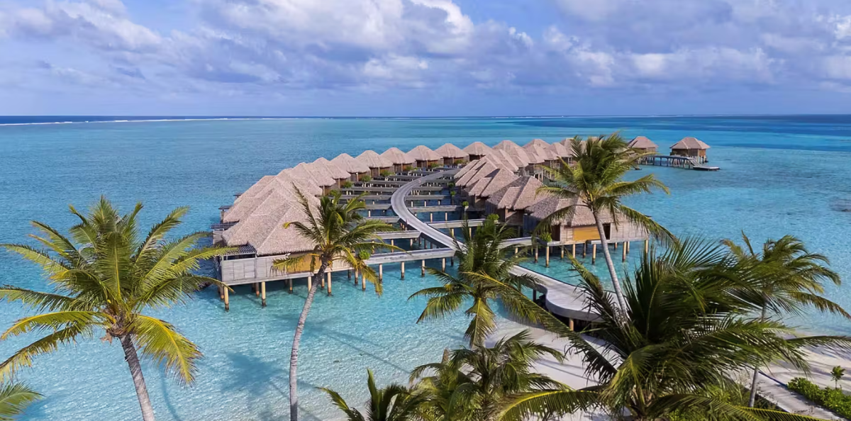 Villas del nuevo hotel de Meliá en Maldivas