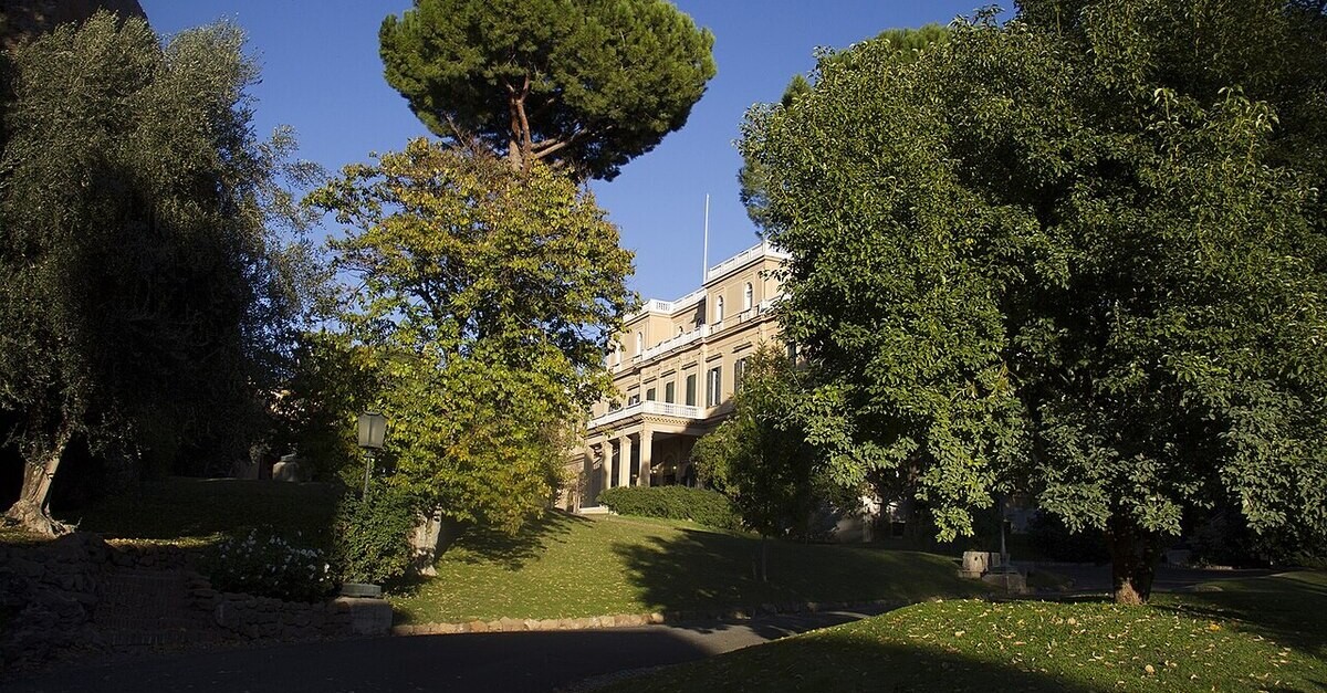 Il psrco di Villa Wolkonsky a Roma