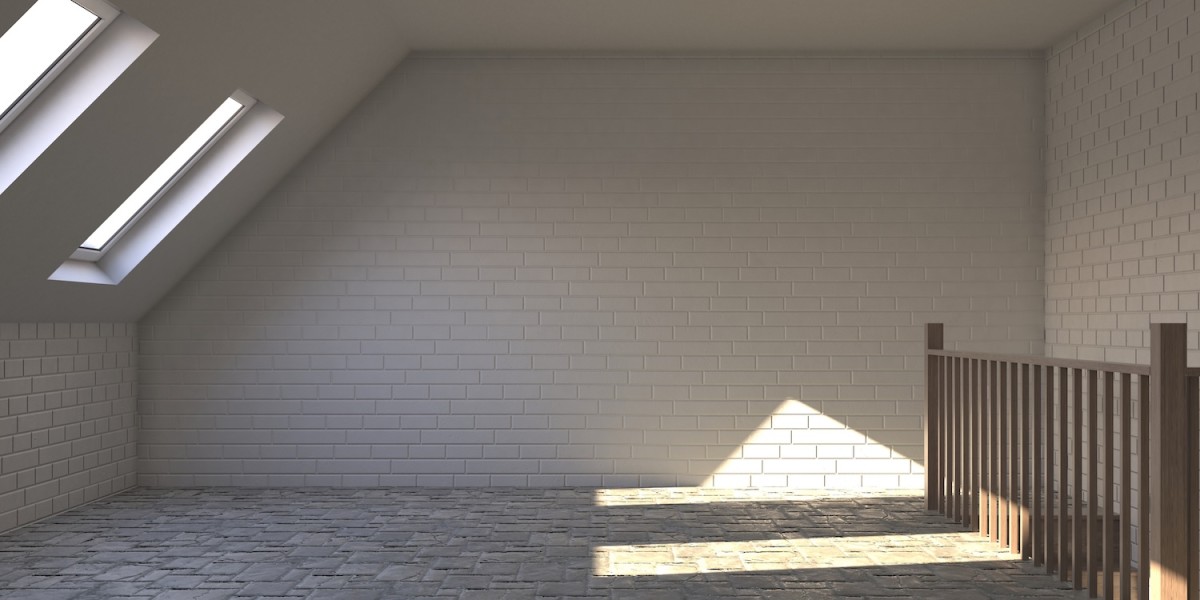 Stanza ricavata da un sottotetto