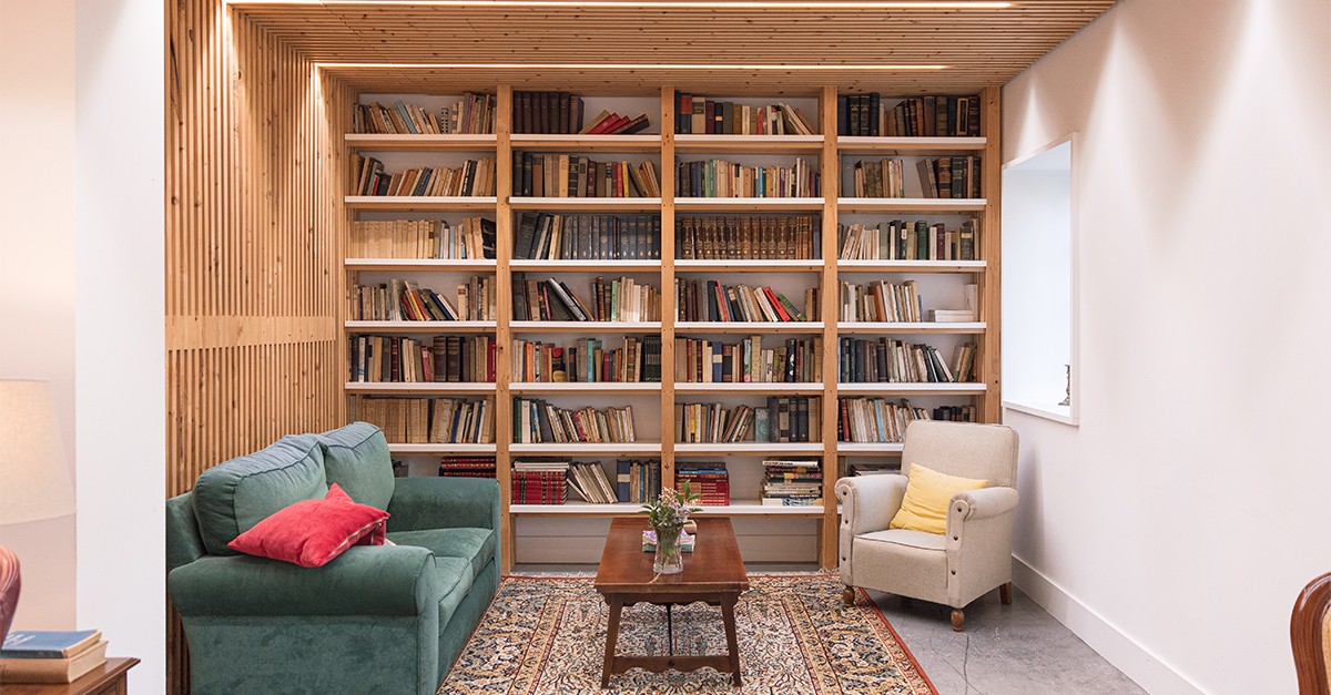 arredare casa con i libri