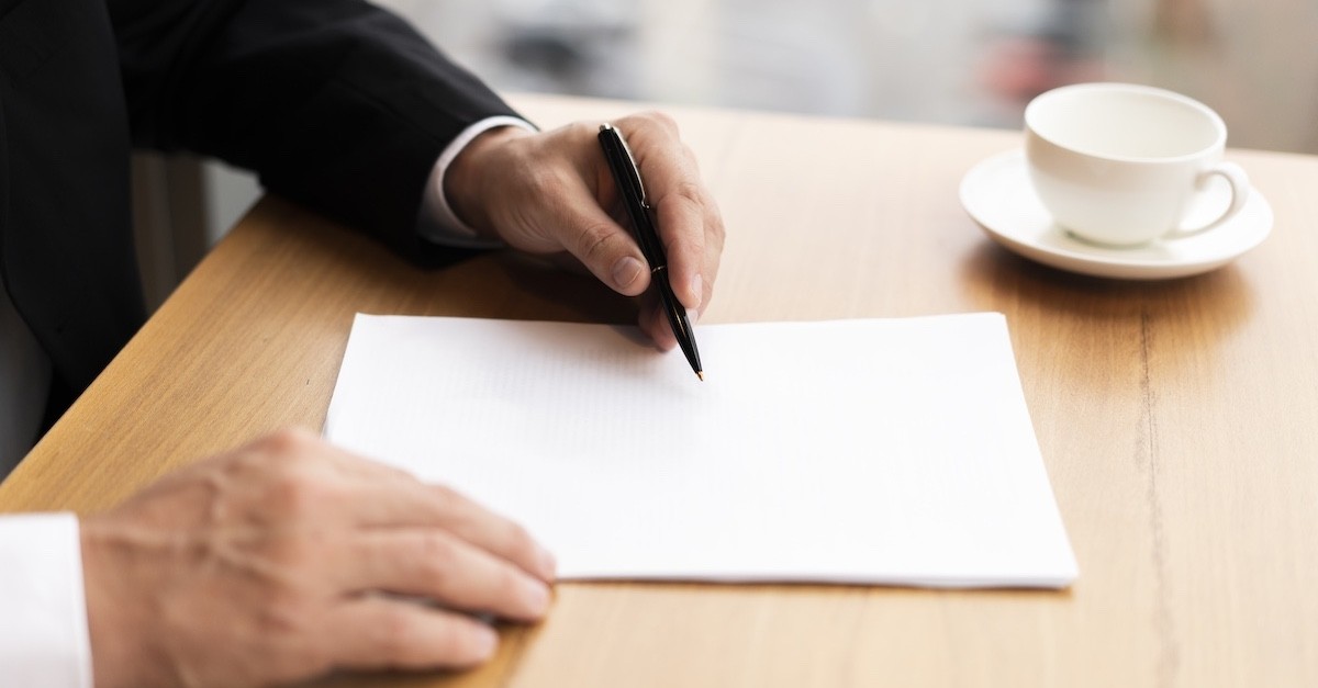 Firma della documentazione di sfratto