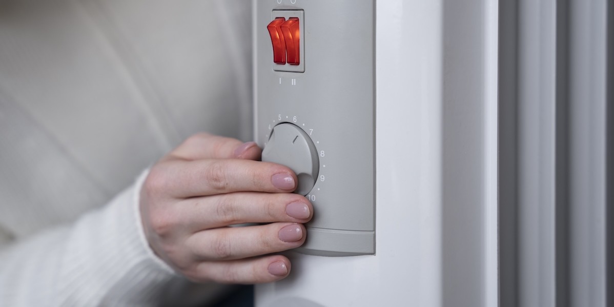 Impianto di riscaldamento a rotazione manuale