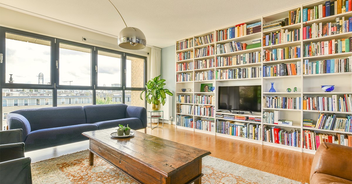 arredare casa con i libri