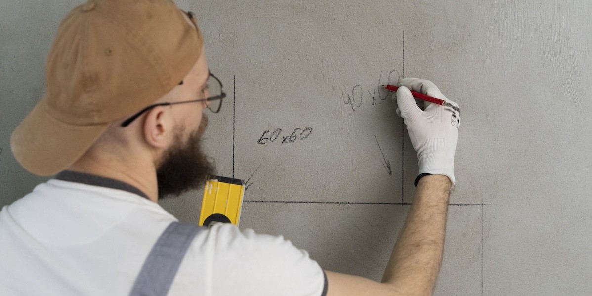 Piastrellista, lavoratore per la ristrutturazione di un appartamento