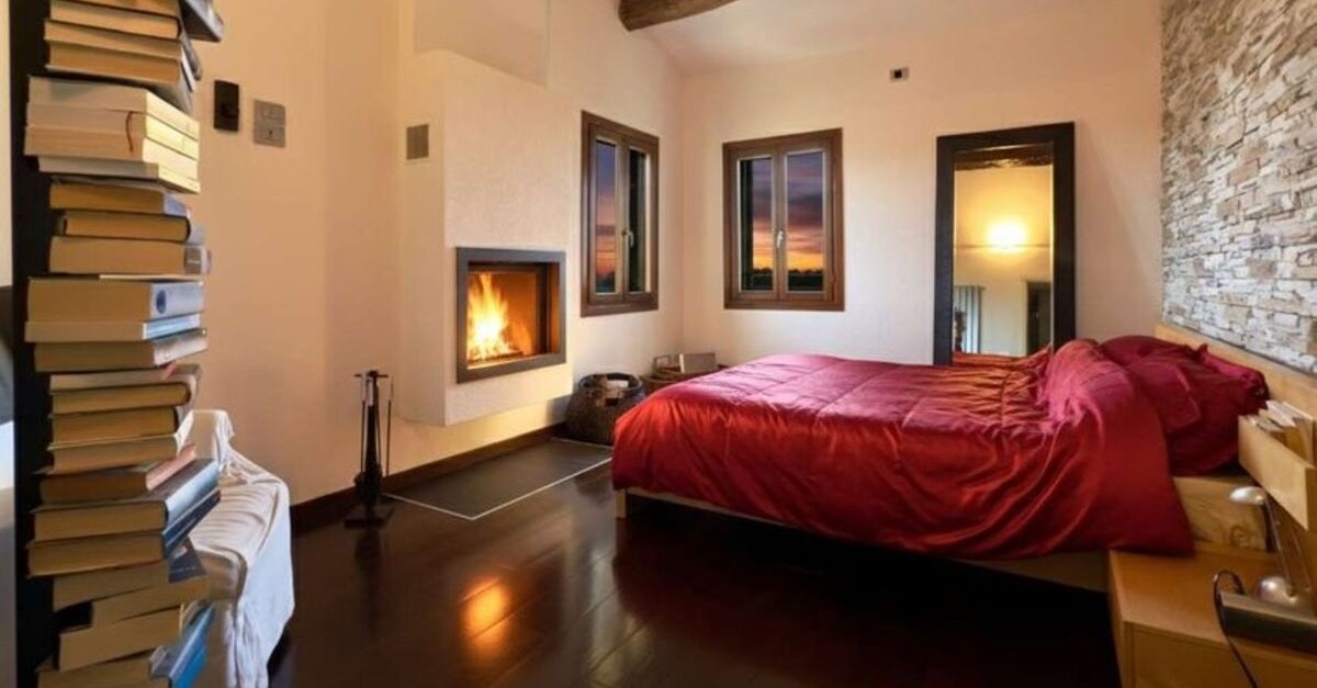 villa con camino a San Pietro di Feletto