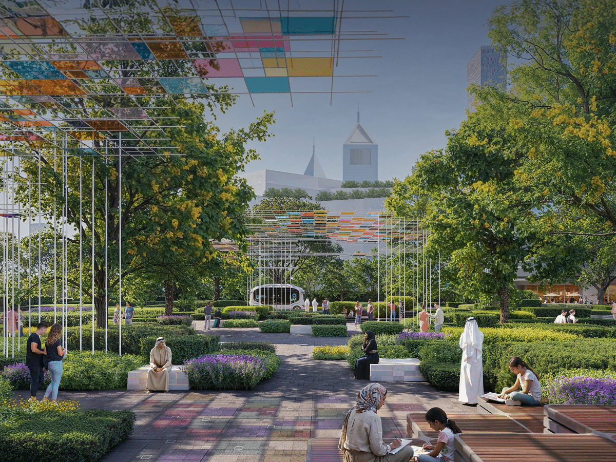 Le zone verdi del progetto