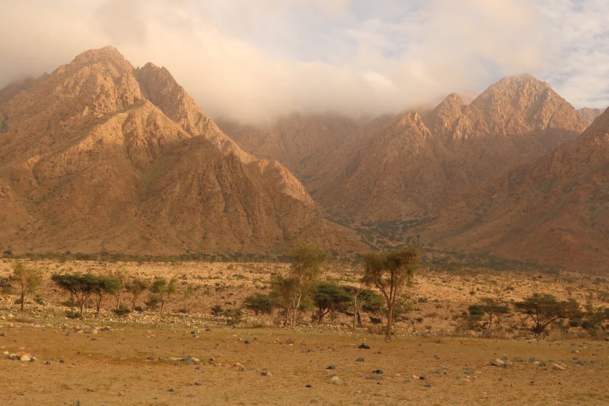 La catena montuosa dell'Elba si trova nel Triangolo di Hala'ib