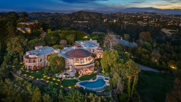 La villa di Quincy Jones a Los Angeles