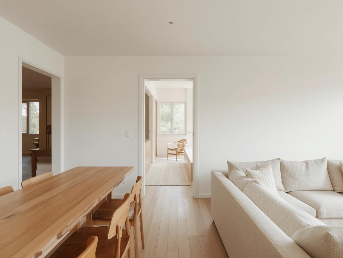 Las distancias de paso o espacios de circulación deben preverse de antemano. 