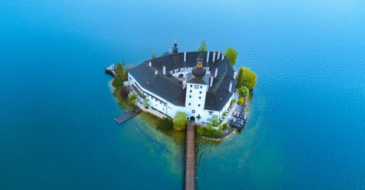 Vista dall'alto di Schloss Ort