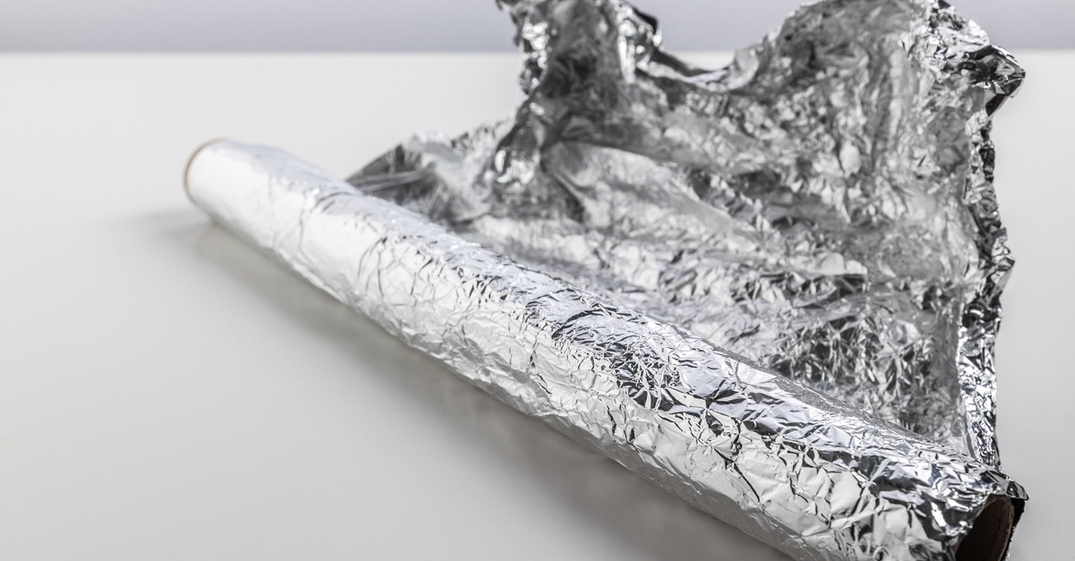 carta alluminio stropicciata