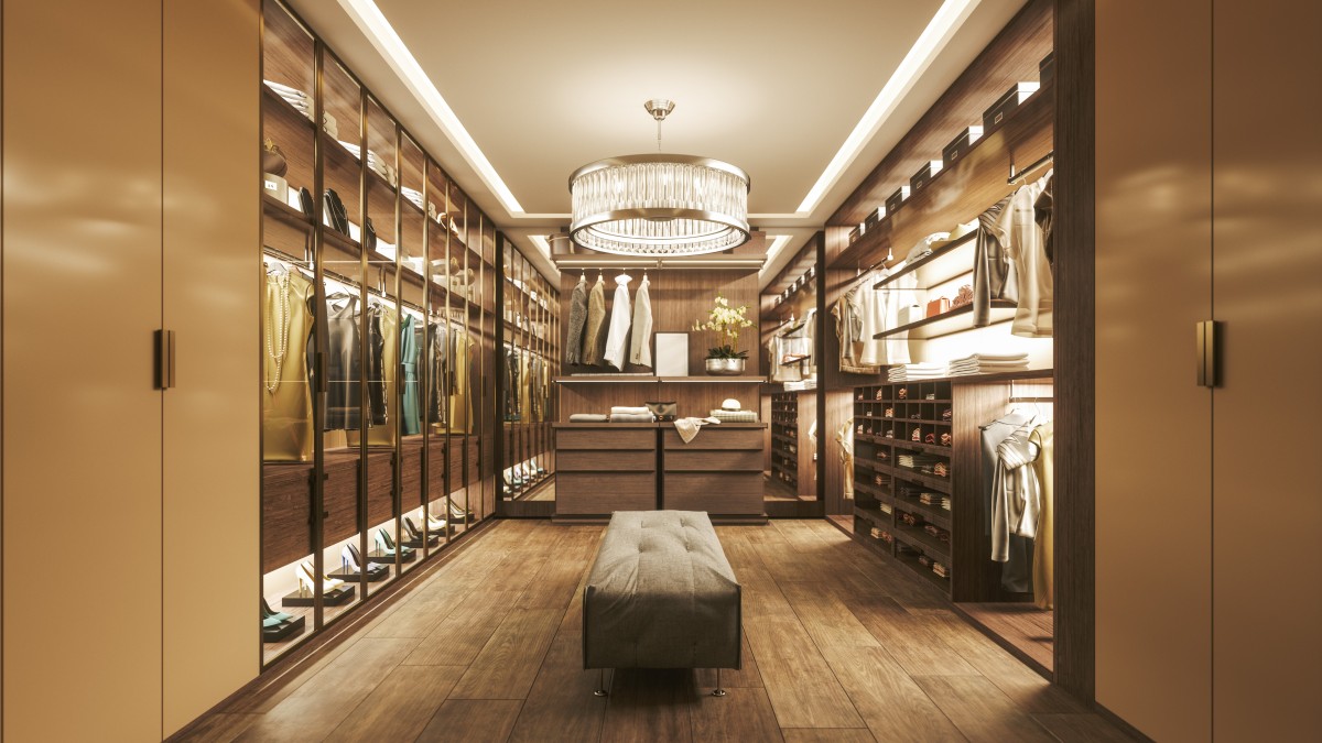 camera da letto moderna lusso