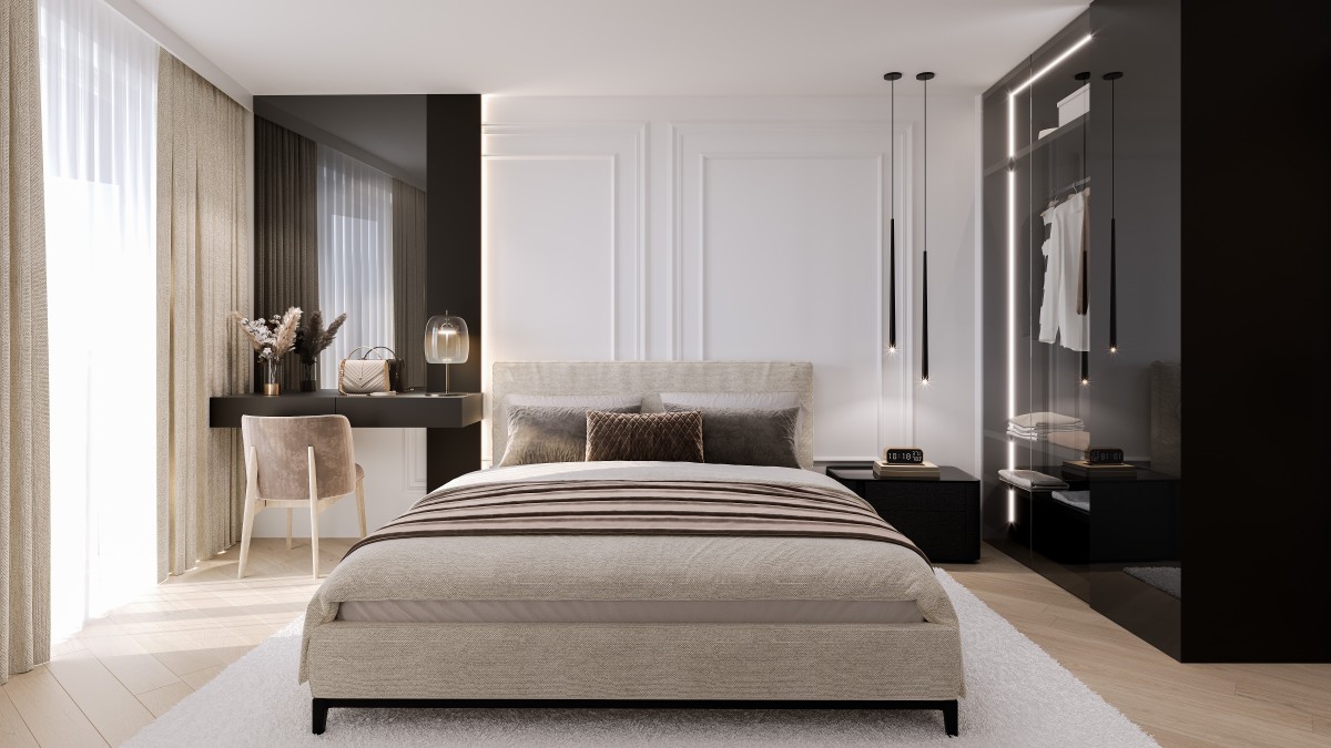 camere da letto lusso moderne